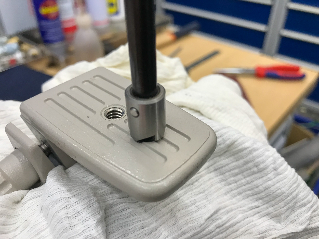 Fr&auml;sen des Bundes f&uuml;r den Gewindeeinsatz