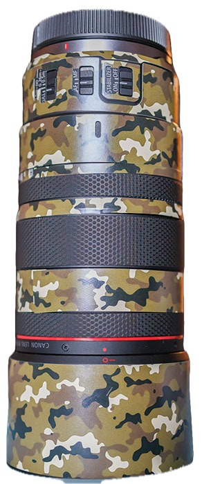 Objektivschutz von Pro Skins am RF 100 mm f2.8 Macro