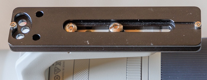 Haoge LQR-150 Universal-Objektivfu&szlig;, kompatibel mit Arca Swiss Stativaufnahme. Kann mit zwei Schrauben verdrehsicher angebracht werden